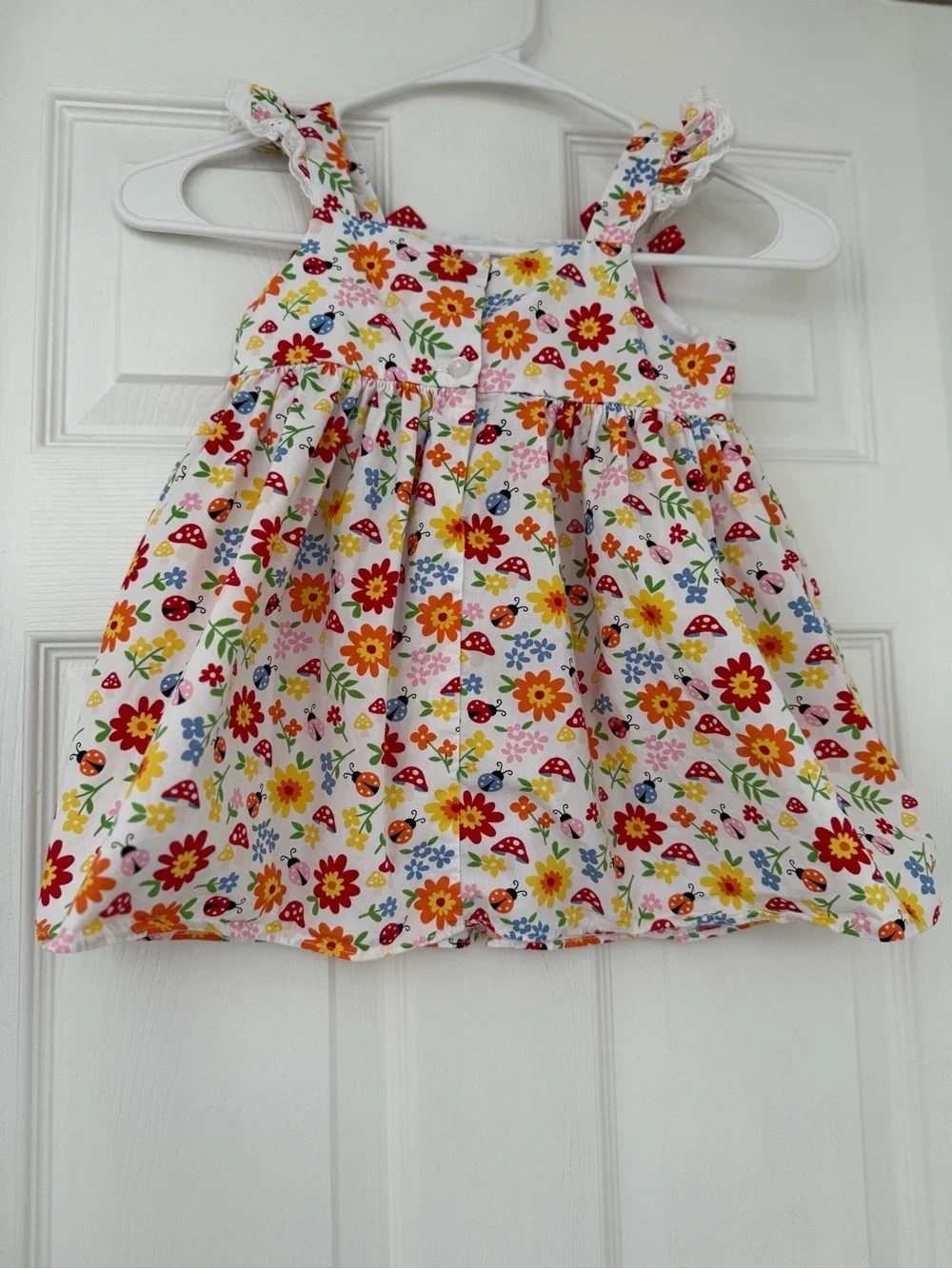 Good Lad long shirt 4t /dress with Red Ladybug Pockets